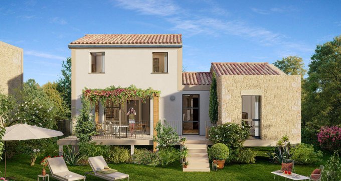 Achat / Vente immobilier neuf Saint-Étienne-du-Grès à 15 min de St Rémy de Provence (13103) - Réf. 11240