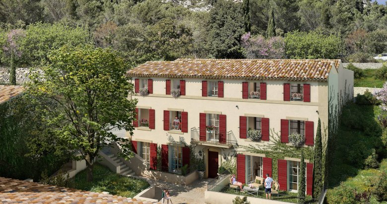 Achat / Vente immobilier neuf Aix-en-Provence vues exceptionnelles sur le Château Vauvenargues (13090) - Réf. 8894